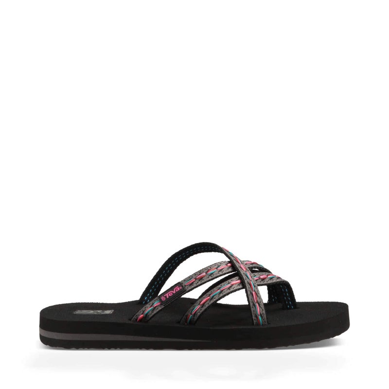Teva womens Olowahu Sandal, Felicitas Black, 10 M US - Image 1